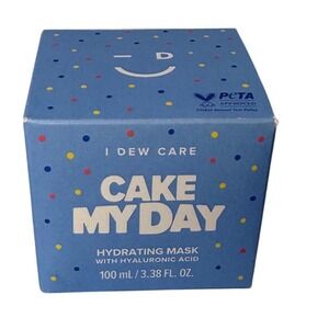 I Dew Care Cake My Day Hydrating Mask Hyaluronic Acid K Beauty Skincare New